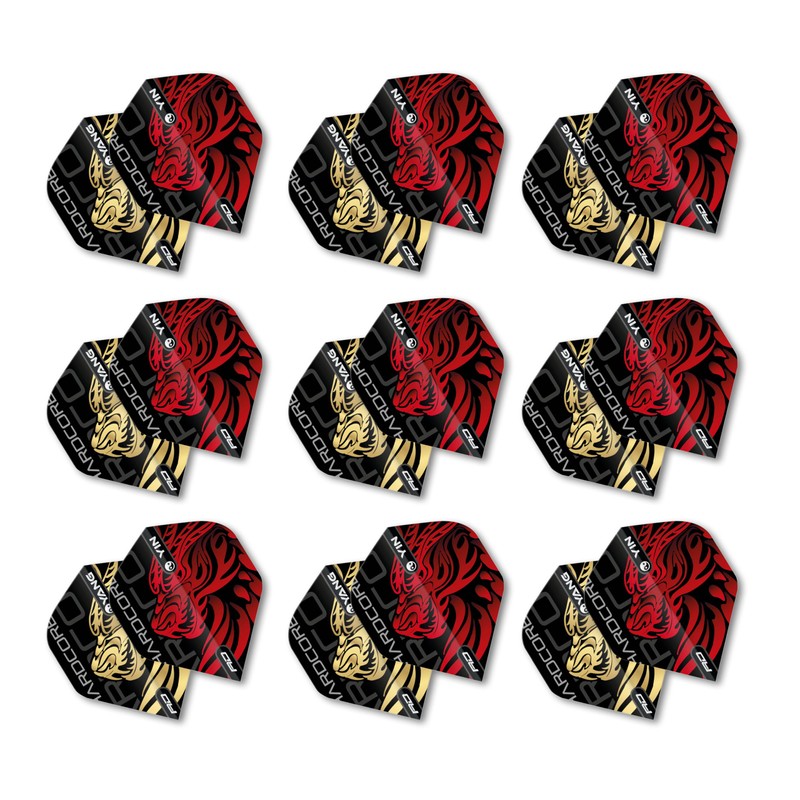 RED DRAGON Yin Yang Double Sided Jonny Clayton Gold and