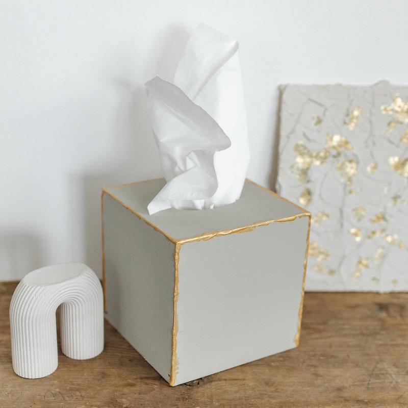 Creative Deco Square Cosmetic Tissue Box Wooden Tissue Box |