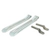 HGW 2 x Trailer Side Hinge with Diameter 15 mm