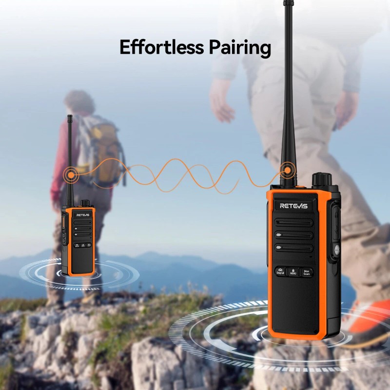 Retevis C5B IP67 Waterproof Walkie Talkie Long Range Two Way