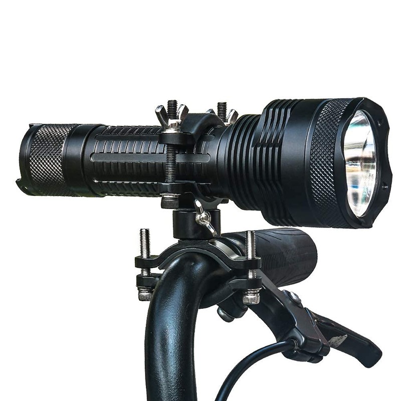 LIGHTFE Bicycle Light Holder Bracket Aluminum Alloy Material, Bike Light