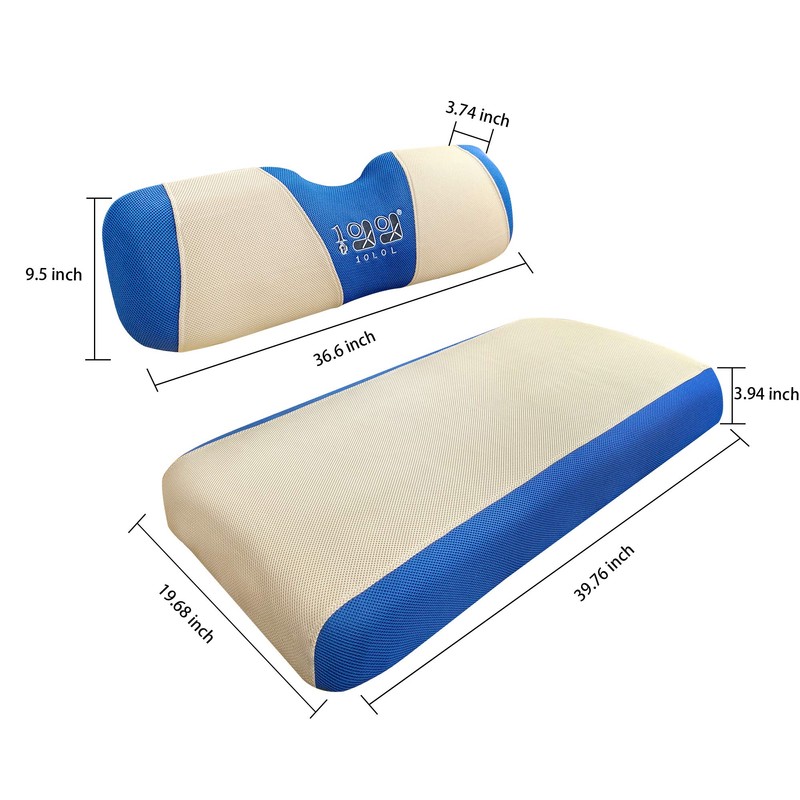 10L0L Golf Cart Seat Covers for EZGO TXT RXV &