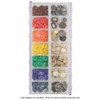 CRAFT MATES Bead Organizer and Plastic Storage Containers for Crafts,