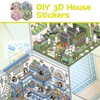 Cosmeria 4 Sets DIY 3D House Sticker Set Type B,