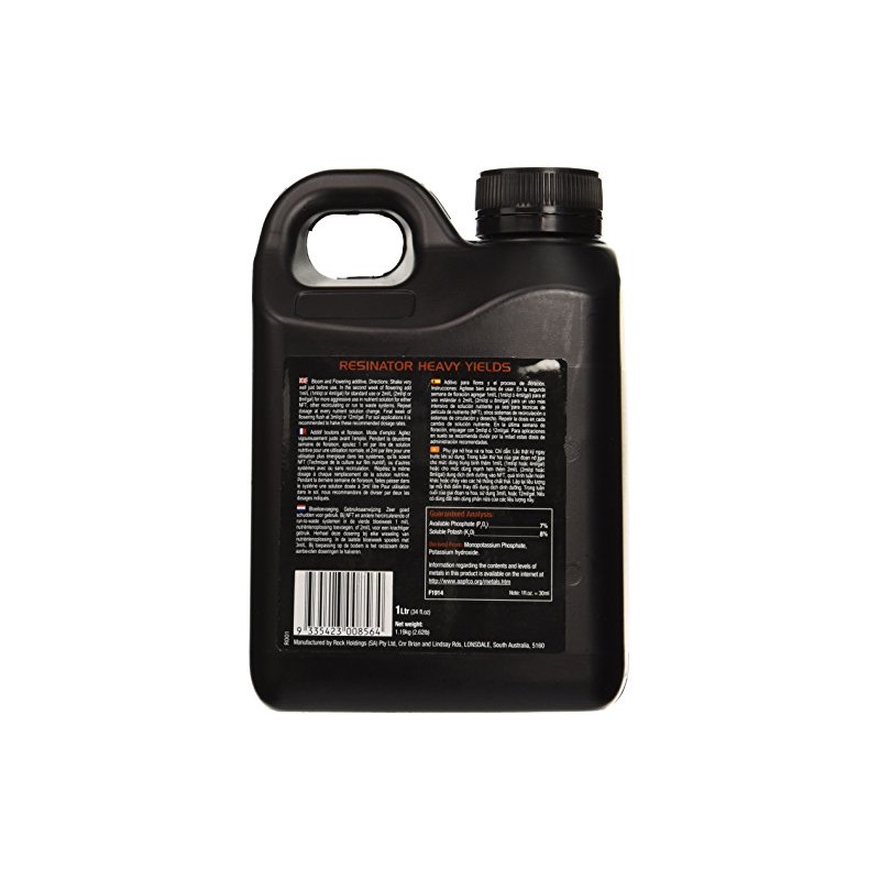 Rock Nutrients Rock Resinator Heavy Yields for Gardening, 1-Liter