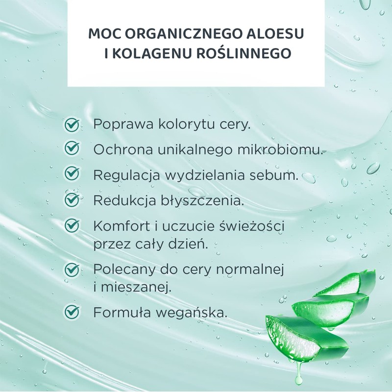 Eveline Cosmetics Organic Aloe + Collagen Moisturising and Mattifying Face