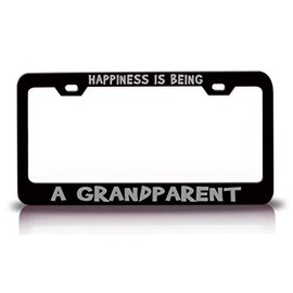 Custom Brother - Happiness is Being A Grandparent Careers Professions Car SUV Truck License Plate Frame Bl c70