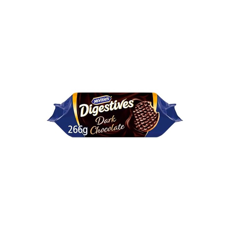 McVities Dark Chocolate Digestive 266G (Pack of 6)