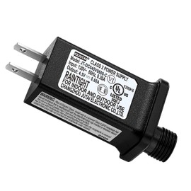 Transformador LED de repuesto clase 2, adaptador de fuente de alimentación Ip44, driver de luz LED, transformador de bajo voltaje para guirnalda de luces de Navidad decoraciones inflables (4.5V2.7W 1PCS)