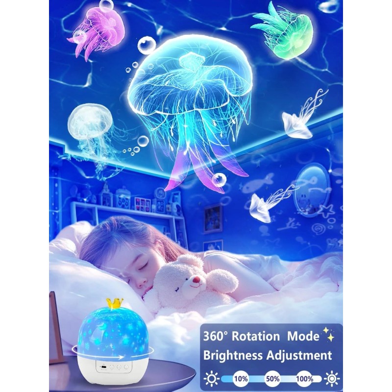 Eigther 21 Sets of Films, Projector Night Light for Kids