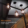 COZZY Vintage Ceiling pendant light fitting, Brown Twisted Braided Flex,E27