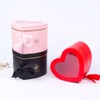 Heart Shape Gift Box, Gift Box with Bow, Heart-Shaped Cardboard