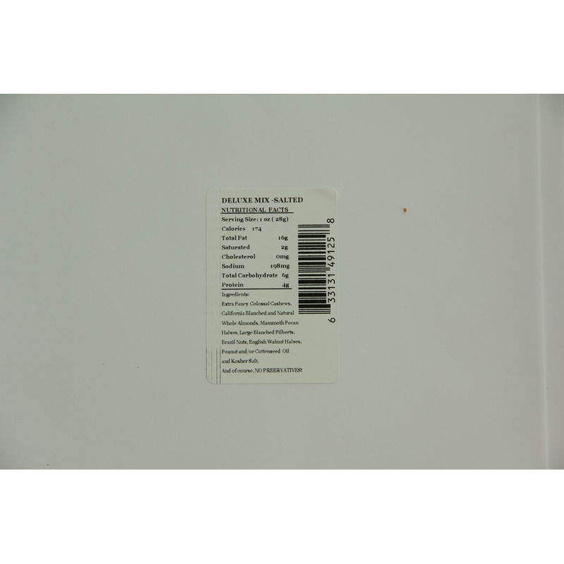 Extra Fancy Deluxe Mixed Nuts in 16 oz. resealble poly