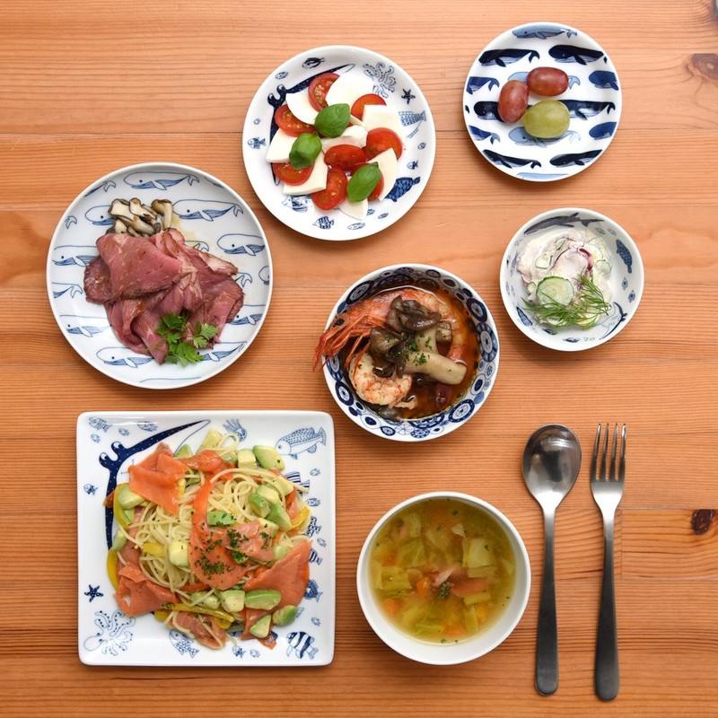 natural69 Cocomarine (Small Plate) Fish Flock 1