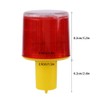 1 x Emergency Warning Flash Light, Solar LED Alarm Traffic