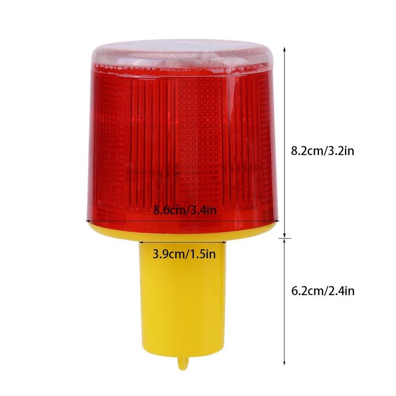 1 x Emergency Warning Flash Light, Solar LED Alarm Traffic
