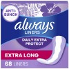 Unbranded Always Daily Extra Protect Panty Liners, Extra Long Length,