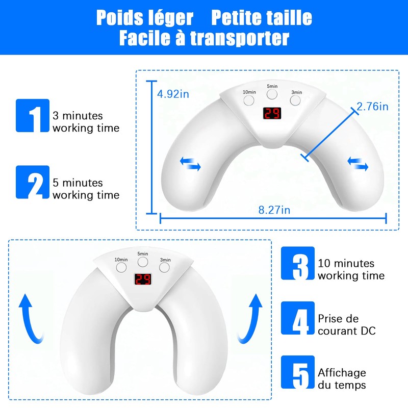 Nail Fungus Laser Against Nail Fungus Device for Multiple Fingernails