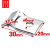 Mounting Clamp Rod Mat Fence Tension Wire Holder with Self-Tapping