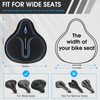 Mjkeomo New Large Bike Seat Cover for Men & Women