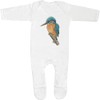 Azeeda 0-3 Month 'Kingfisher' Baby Romper Jumpsuit/Sleep Suit (SS00035695) White