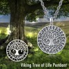 KINGWHYTE Viking Tree of life necklace Necklace 925 Sterling Sliver