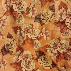 Bohemian Soul Floral Cotton Fabric 45"W By The Yard