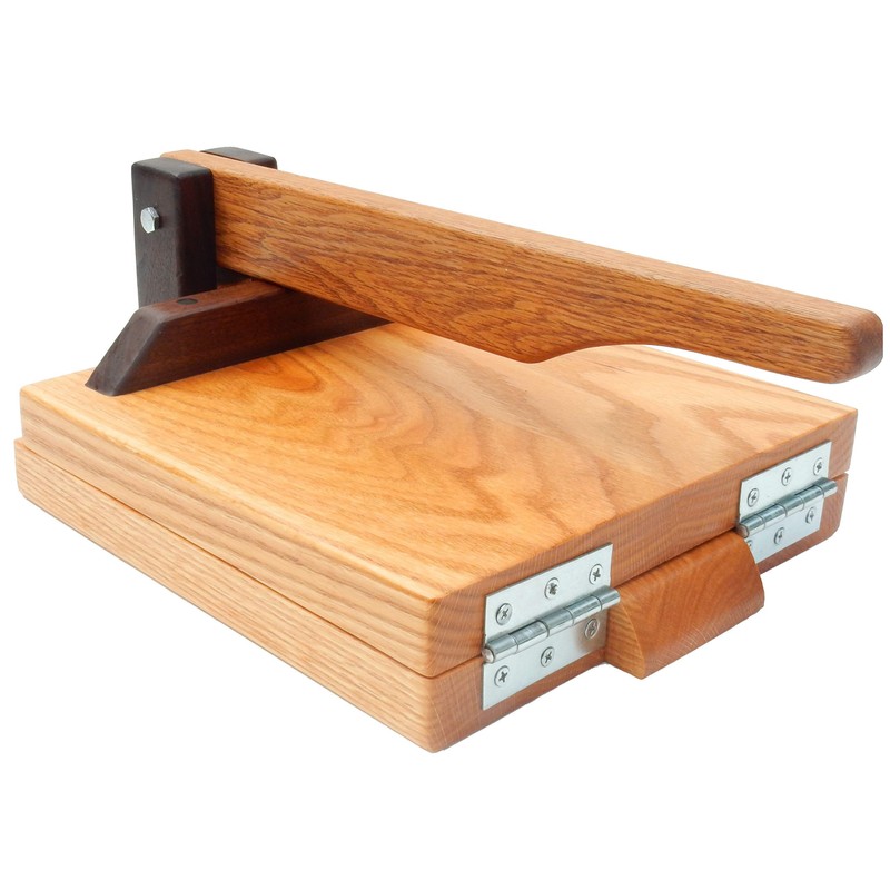 Central Coast Woodworks Hardwood Tortilla Press - Red Oak- 10