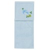 Senko Bird Light Blue Lucky Embroidered Paper Holder Cover with