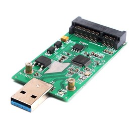 Kalea-Informatique Adaptor / mSATA to USB 3.0 Superspeed for mSATA SSD Mini PCI-E Type)