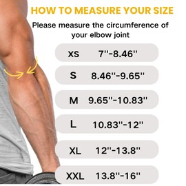 Copper Elbow Compression Sleeve 1 Pair ,Elbow Brace for Tendonitis and Tennis Elbow for Women,Tennis Elbow Brace Fit for Men,Elbow Sleeves for Weightlifting,Arm Support,Tennis Elbow Relief,Cubital Tunnel,Golfers Elbow