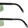 ShadyVEU Retro Performance Mirrored Sports TR90 Unbreakable Sunglasses Extendable Arms