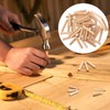 Pack of 500 Assorted Wooden Dowels, M6 Wooden Plugs Dowel