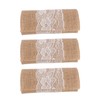 3 Rolls Jute Lace Ribbon Simple Elegant Jute Lace Ribbon