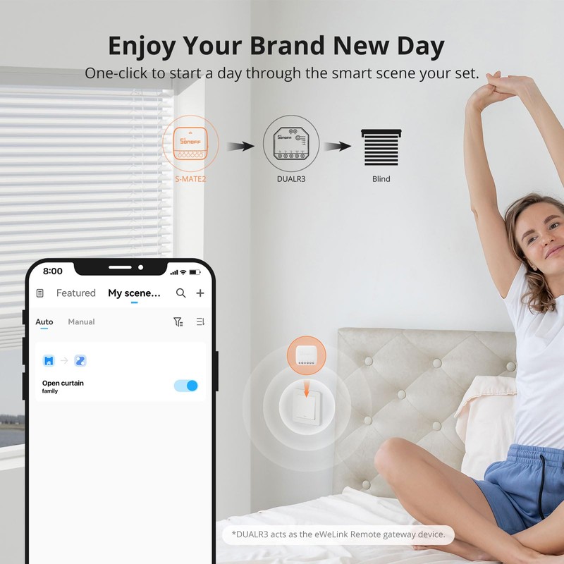SONOFF S-Mate 2 Smart WiFi Switch Mate, Smart WiFi Switch