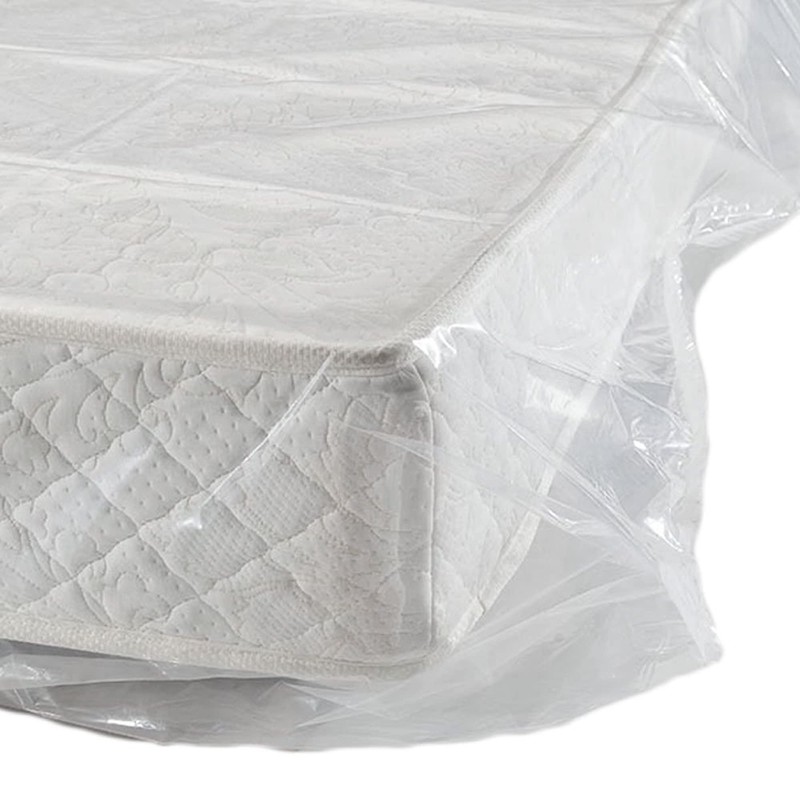 Polythene Plastic Mattress Cover | Heavy Duty Dust Sheet Removal