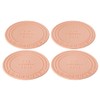 Le Creuset Silicone Coaster, Set of 4, Peche