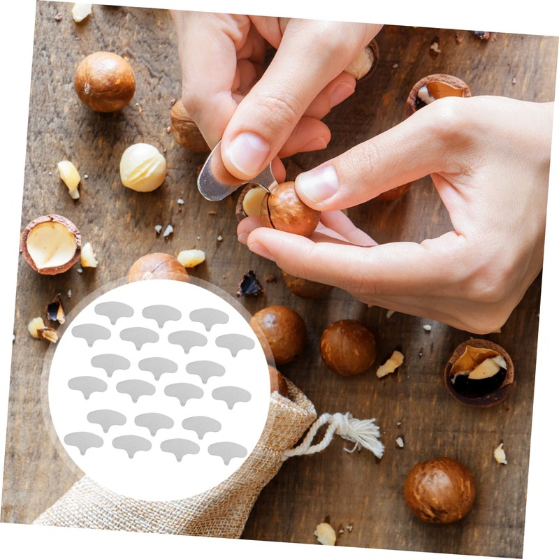 SHOWERORO 50pcs Macadamia Nut Opener Iron Shell Solid Structure for