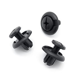 VVO Fasteners- Black Plastic Front Wheel Arch Lining & Mudguard Clips for Honda Accord, (Pack of 10)