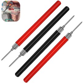 4 Pack 128mm Extended Needle Test Probes Tip, Needle Test Leads Pin for Electrical Test