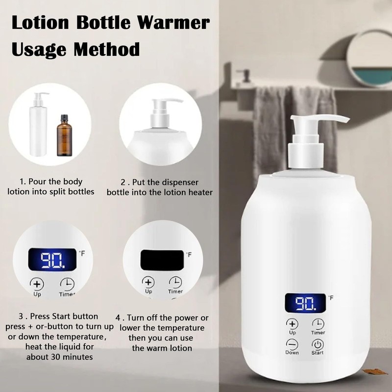 Massage Oil Warmer, Massage Oils Warmer Adjustable Temperature 30-65 Degrees