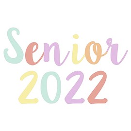 Class of 2022 Artwork Design for Graduating Students Cool Splashy Vinyl Wall Decal - Congratulations to The New Batch of Graduates Art for Congratulatory Banner Wall Decoration - 20" x 12"
