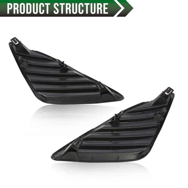 GRAND ORANGE Front Bumper Lower Grille Insert with Fog Hole