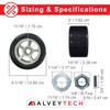 AlveyTech Super Slider POM Rear Wheels for the Razor Ground