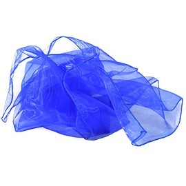 KAWANYO Juggling Cloths Blue 65 x 65 cm Children's Gymnastics Dance Silk Cloths School