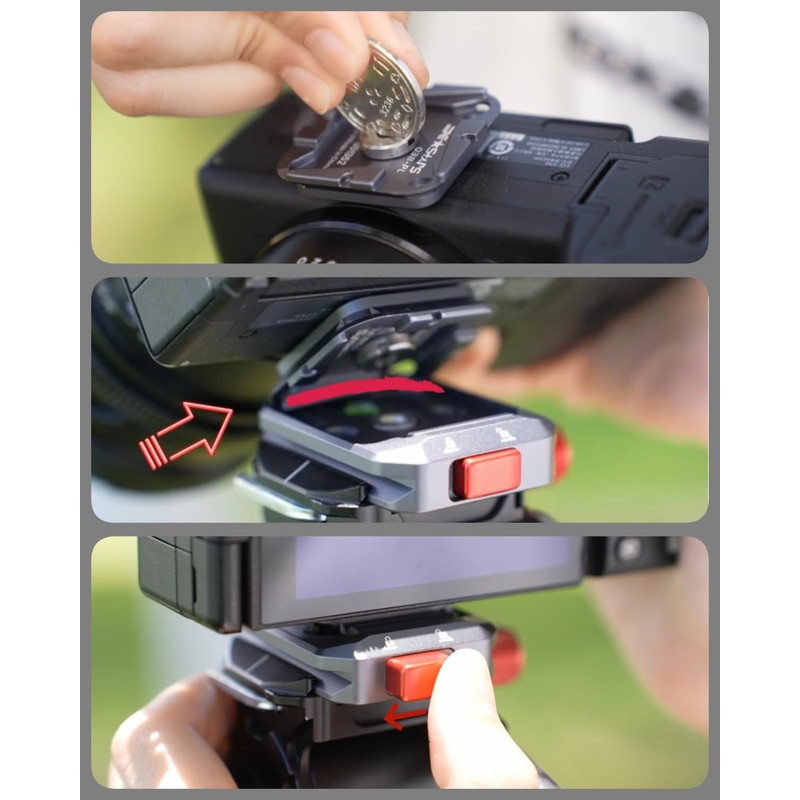 IFOOTAGE Seastars Quick Release Q38 Basic,Arca Swiss QR Plate Camera