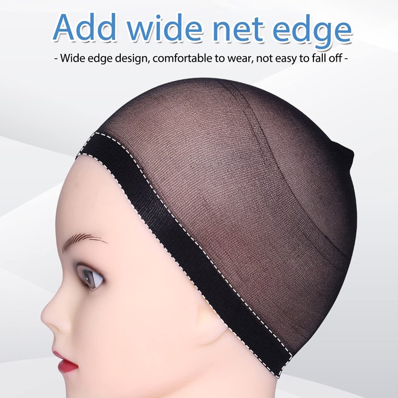 ITYOOS 6 Pieces Wig Caps Stretchy Breathable Hair Net for