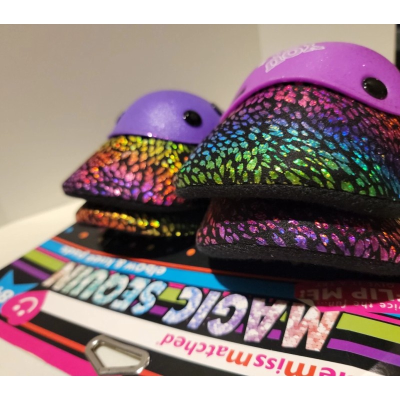 little miss MAGIC Sequin Knee & Elbow Pads Set Hardshell