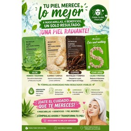 Mascarilla facial Original de plantas naturales para el cuidado de la piel | Mascarilla Facial