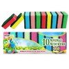 HOMESmith Dish Washing Sponge, Foam, Mix Colours, Pack of 10